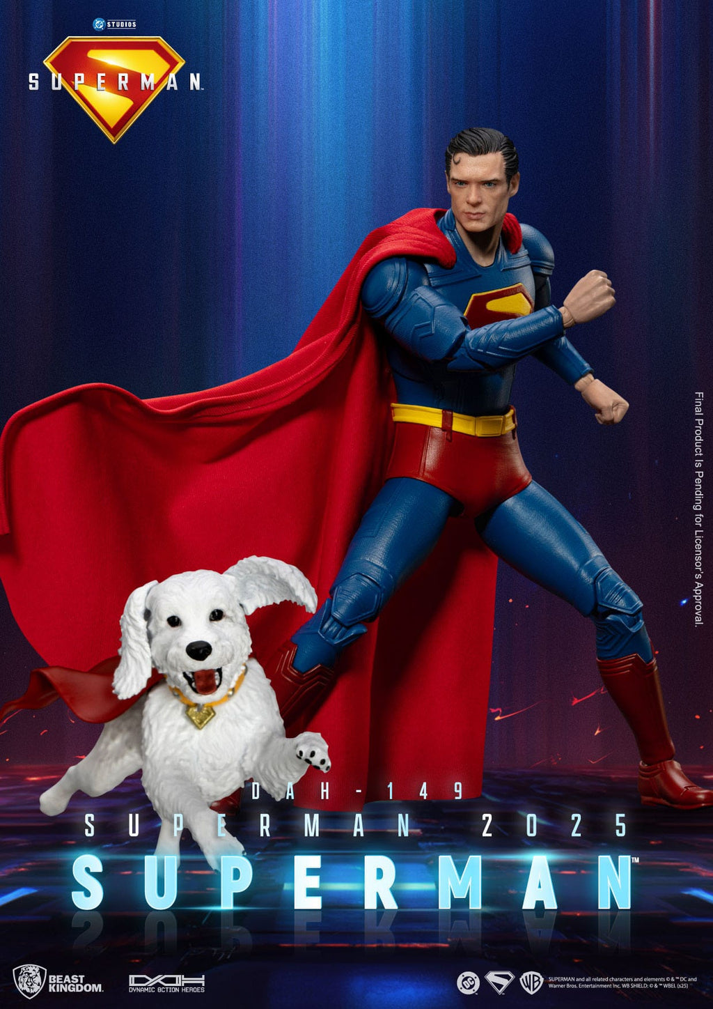 Beast Kingdom Superman & Krypto - Superman (2025) - Dynamic 8ction Heroes