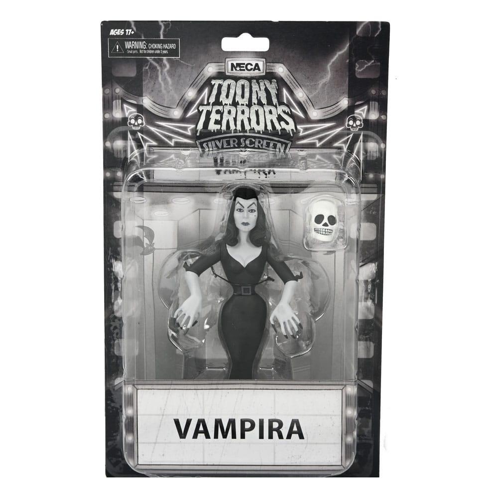Vampira Toony Terrors Silver Screen Edition 6 Inch Figure