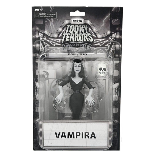 Vampira Toony Terrors Silver Screen Edition 6 Inch Figure