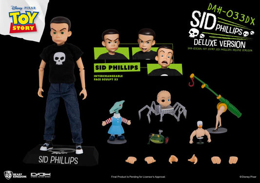 Toy Story Sid Phillips Dynamic 8-Ction Heroes Deluxe Action Figure