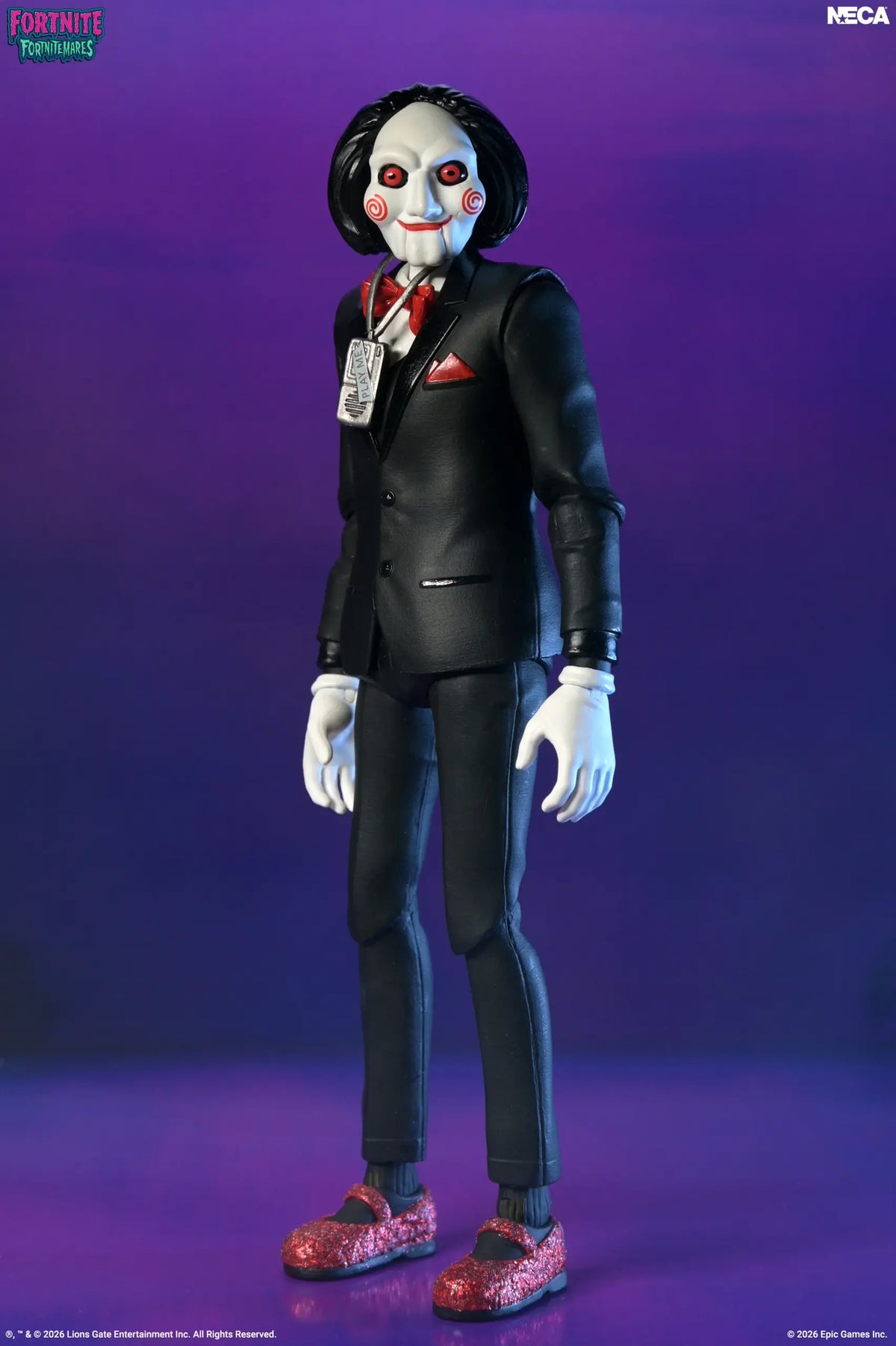 NECA Fortnite X Saw – Fortnitemares Billy the Puppet 7″ Scale Action Figure