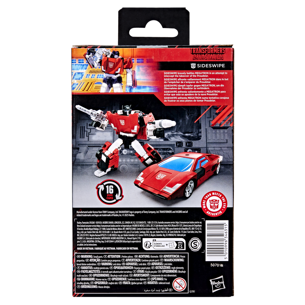 Transformers Studio Series Devastation Sideswipe