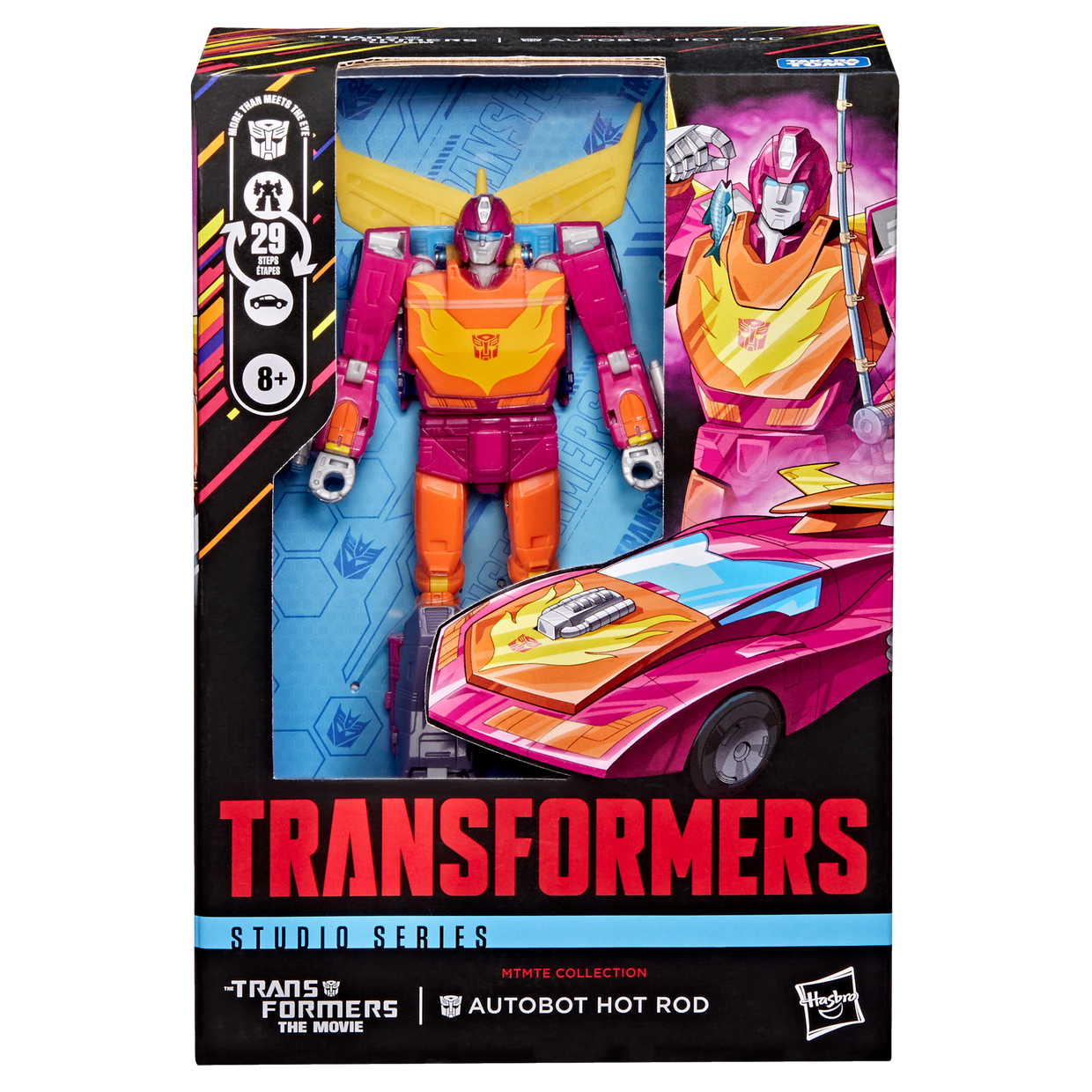 Transformers Studio Series MTMTE Collection The Transformers: The Movie Voyager Class Autobot Hot Rod