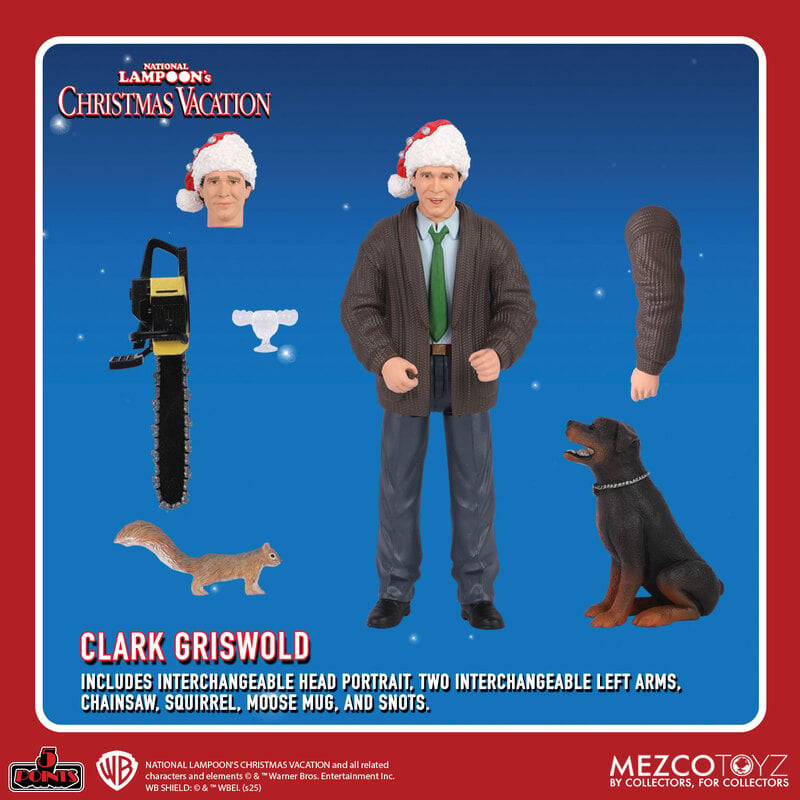 National Lampoon's Christmas Vacation 5 Point Action Figure Set