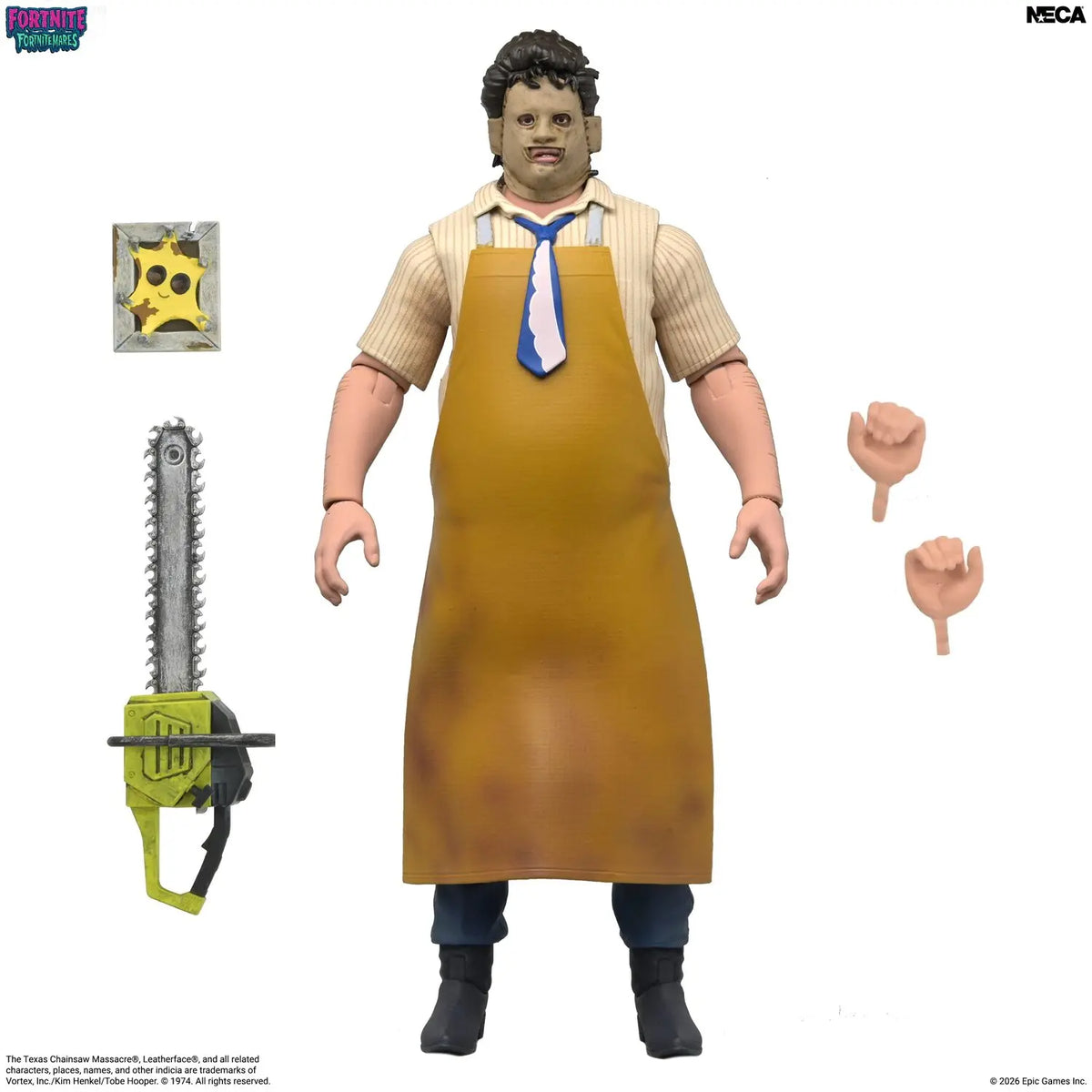 NECA Fortnite X Texas Chainsaw Massacre – Fortnitemares Leatherface 7″ Scale Action Figure