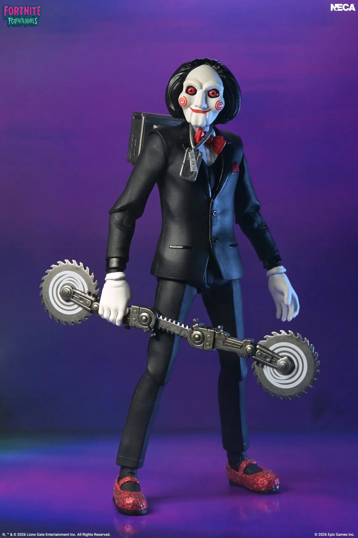 NECA Fortnite X Saw – Fortnitemares Billy the Puppet 7″ Scale Action Figure