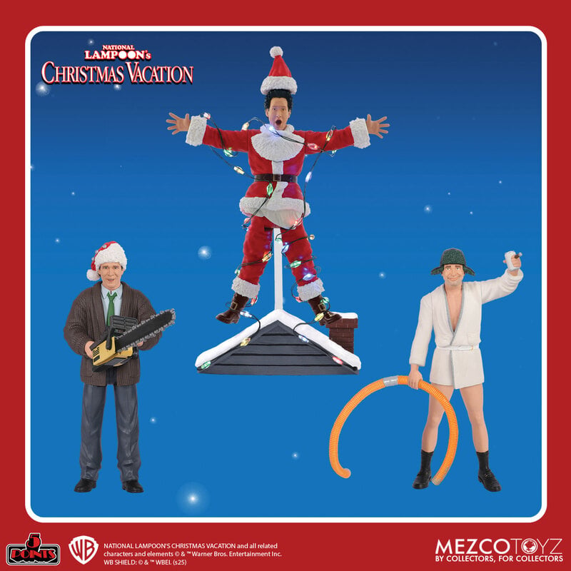 National Lampoon's Christmas Vacation 5 Point Action Figure Set