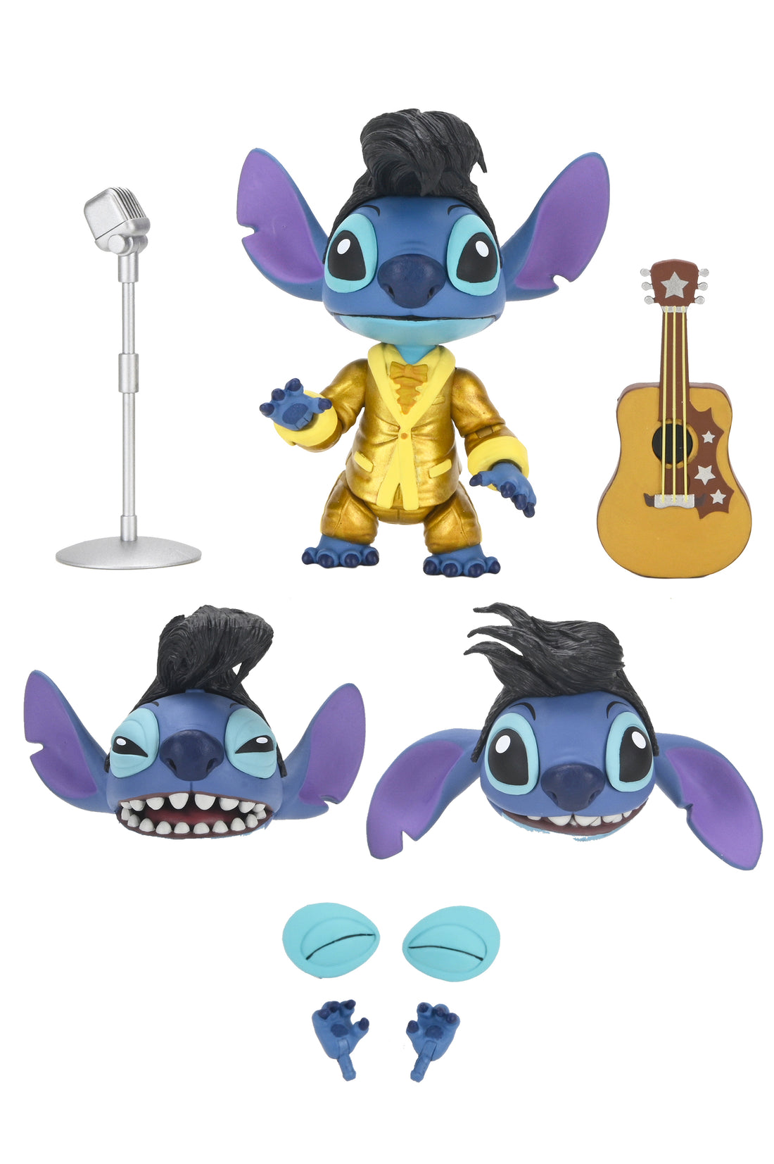NECA Disney Lilo & Stitch Gold Suit Elvis Stitch