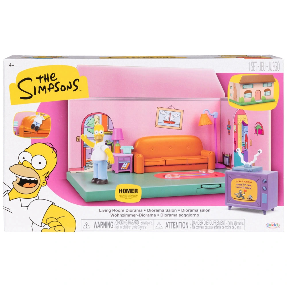 The Simpsons Diorama Action Figure Playset: The Simpsons House Living Room
