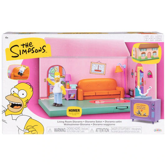 The Simpsons Diorama Action Figure Playset: The Simpsons House Living Room