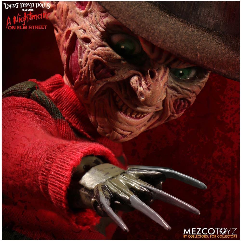 MEZCO Living Dead Dolls A Nightmare on Elm Street – Freddy Krueger With Sound