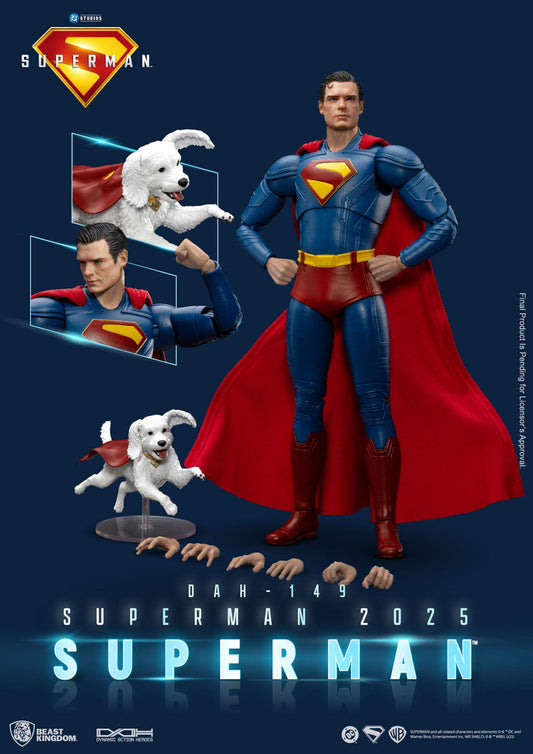 Beast Kingdom Superman & Krypto - Superman (2025) - Dynamic 8ction Heroes