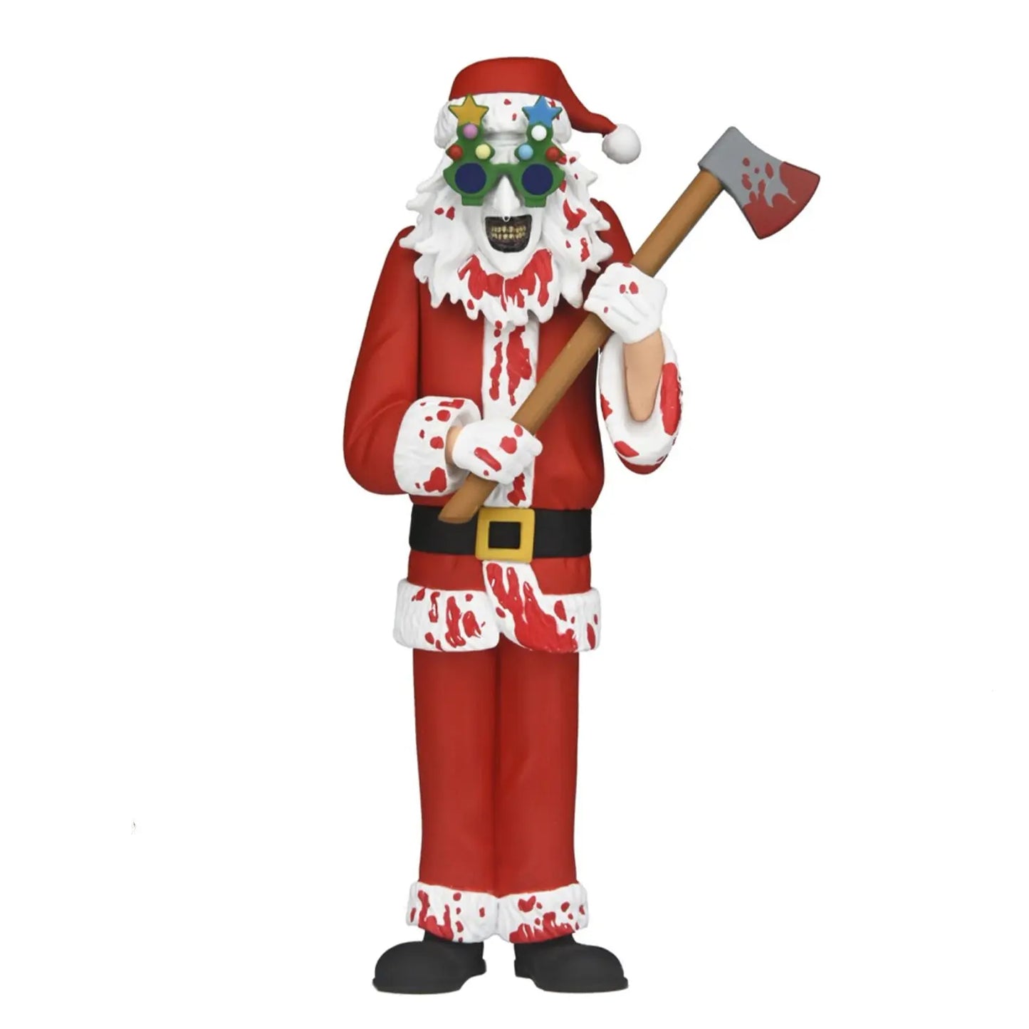 NECA Toony Terrors Terrifier – Art the Clown Santa Suit (Bloody Version) 6″ Scale Action Figure