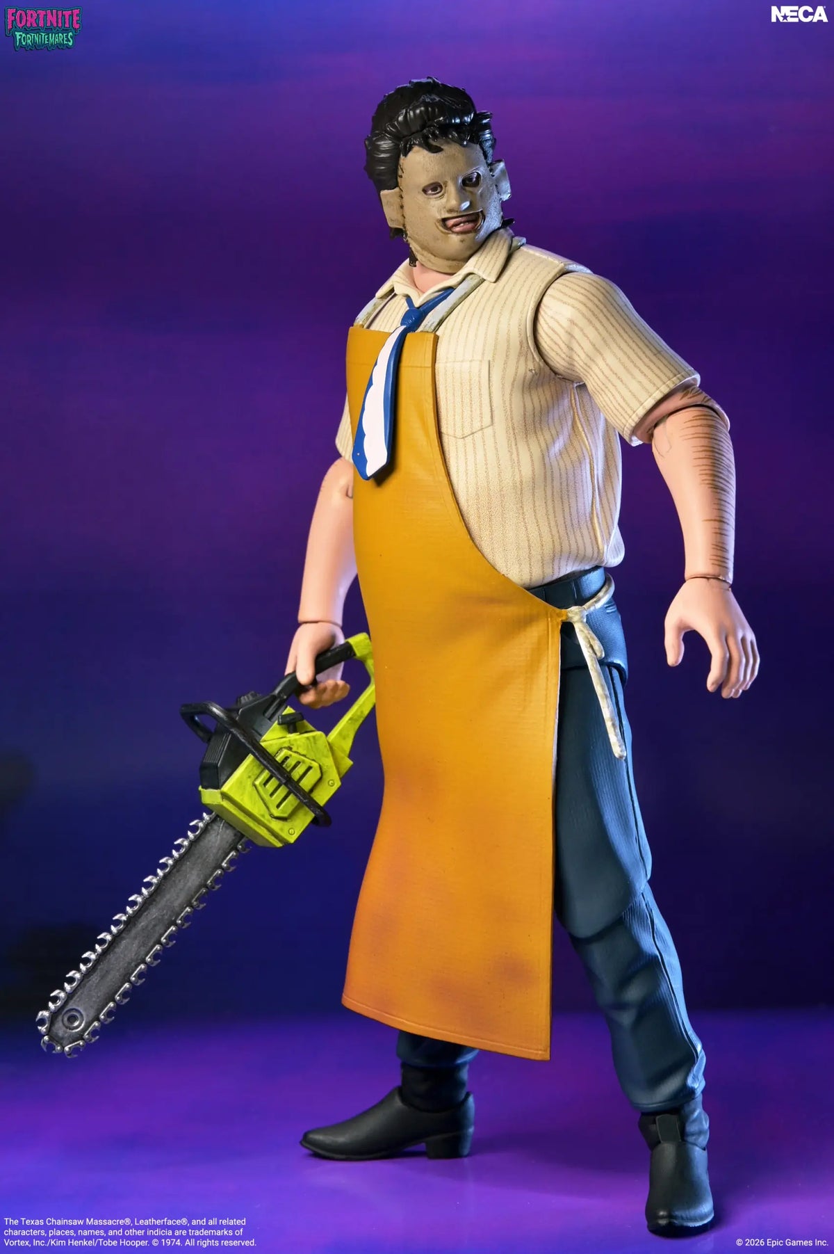 NECA Fortnite X Texas Chainsaw Massacre – Fortnitemares Leatherface 7″ Scale Action Figure