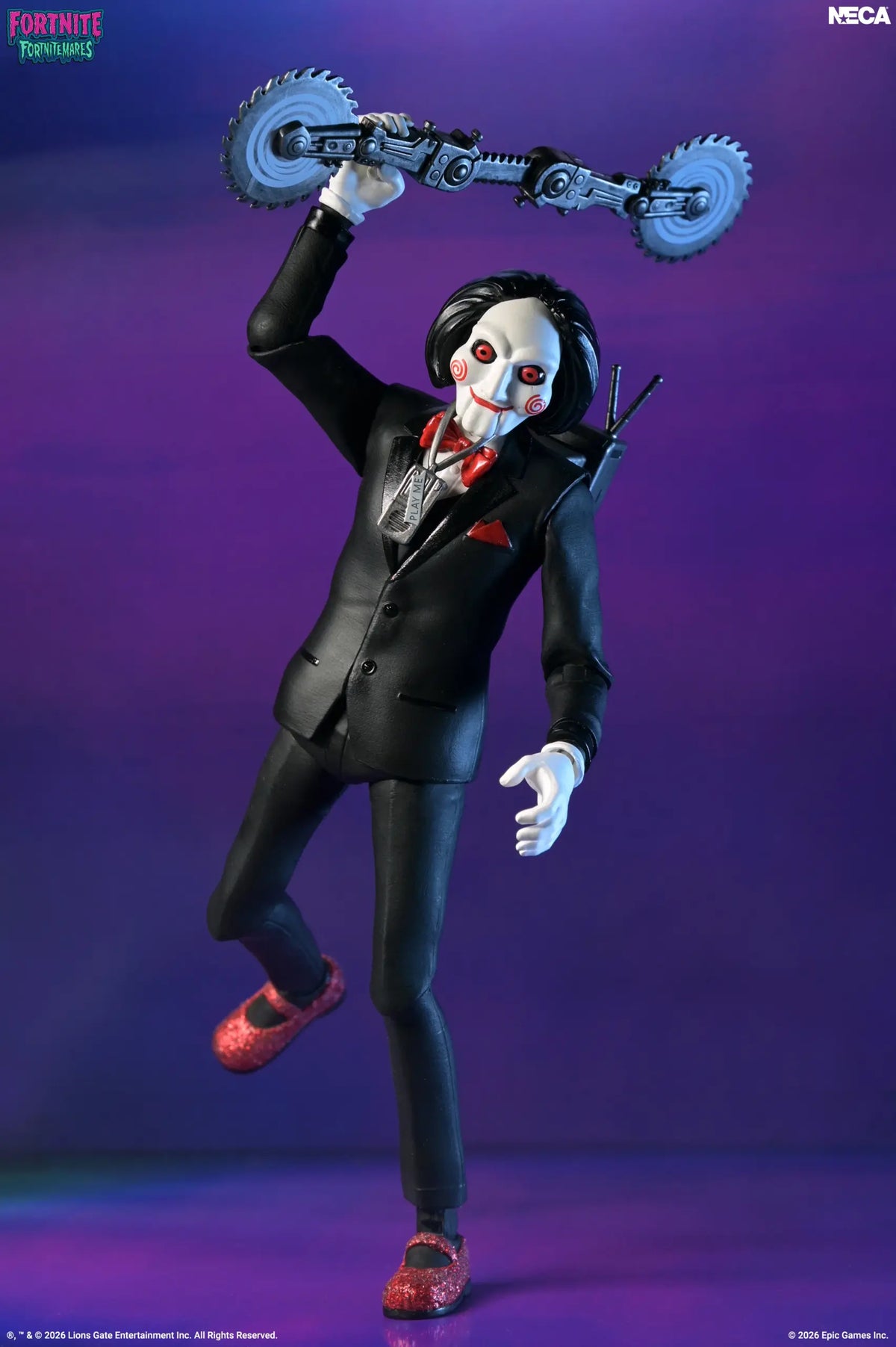NECA Fortnite X Saw – Fortnitemares Billy the Puppet 7″ Scale Action Figure