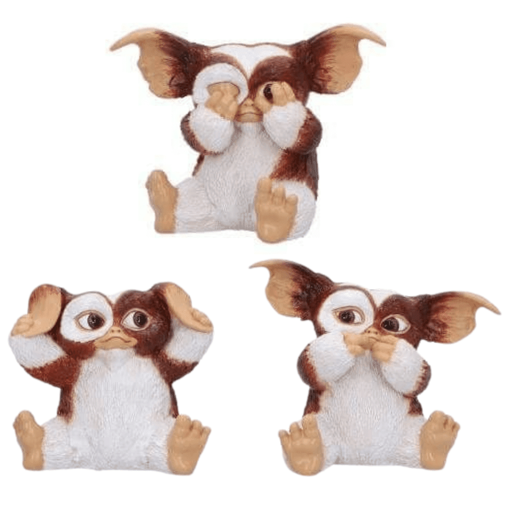 Gremlinns Three Wise Gizmo Collectible Figurine Set