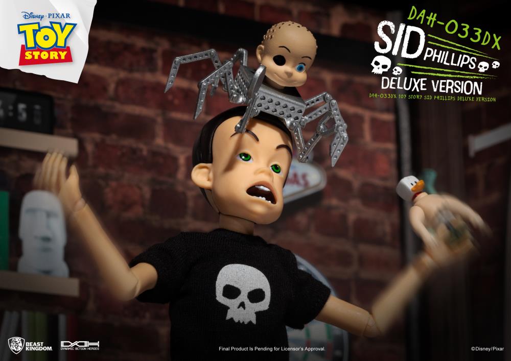 Toy Story Sid Phillips Dynamic 8-Ction Heroes Deluxe Action Figure