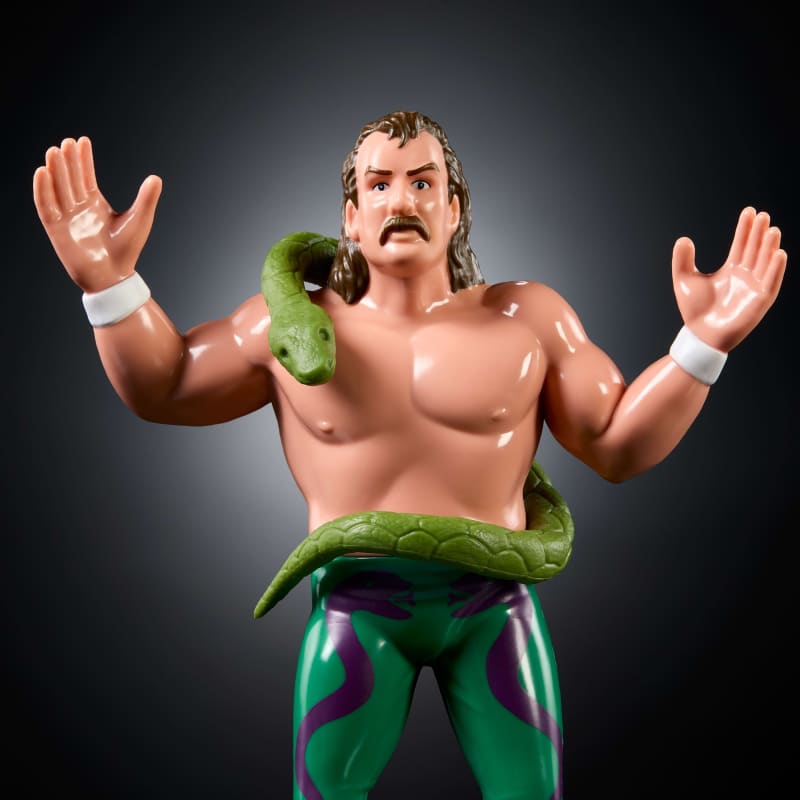 LJN WWE Superstars Jake “The Snake” Roberts Action Figure (Black Card Chase Variant)