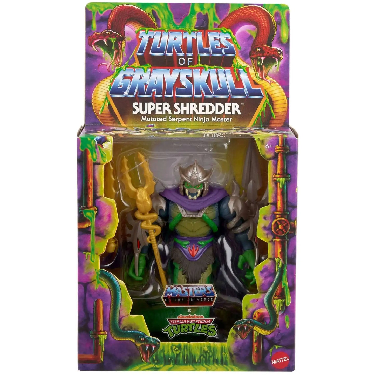 Masters of the Universe X TMNT Turtles of Grayskull Super Shredder