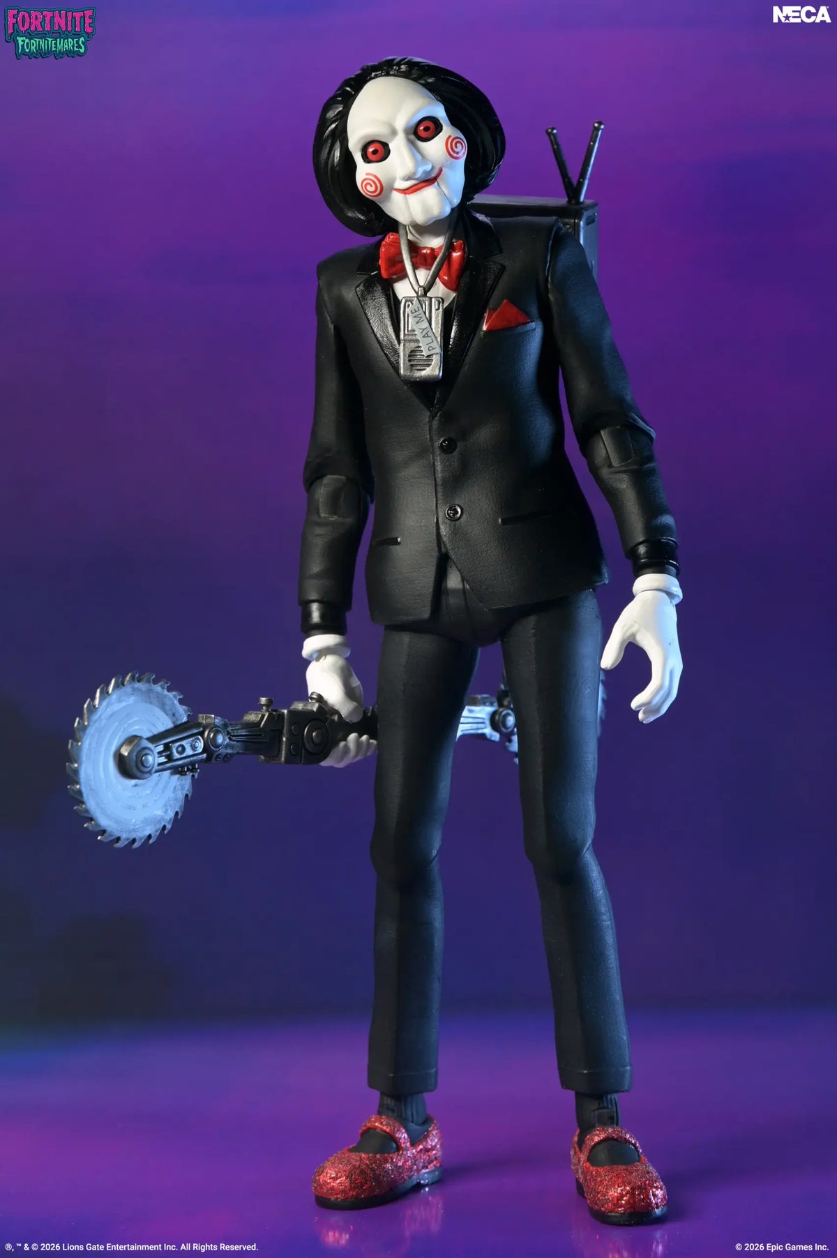 NECA Fortnite X Saw – Fortnitemares Billy the Puppet 7″ Scale Action Figure