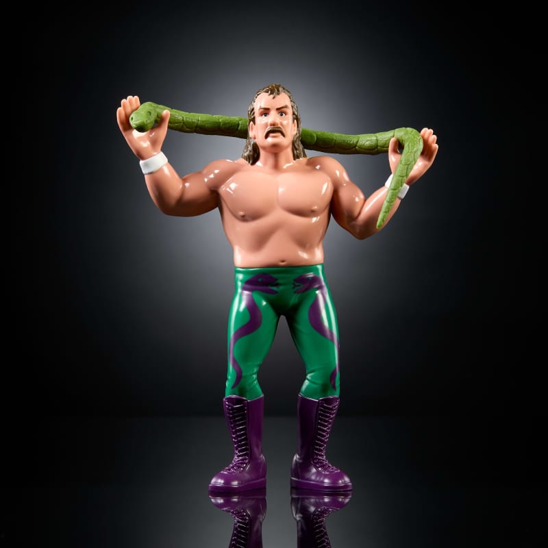 LJN WWE Superstars Jake “The Snake” Roberts Action Figure (Black Card Chase Variant)