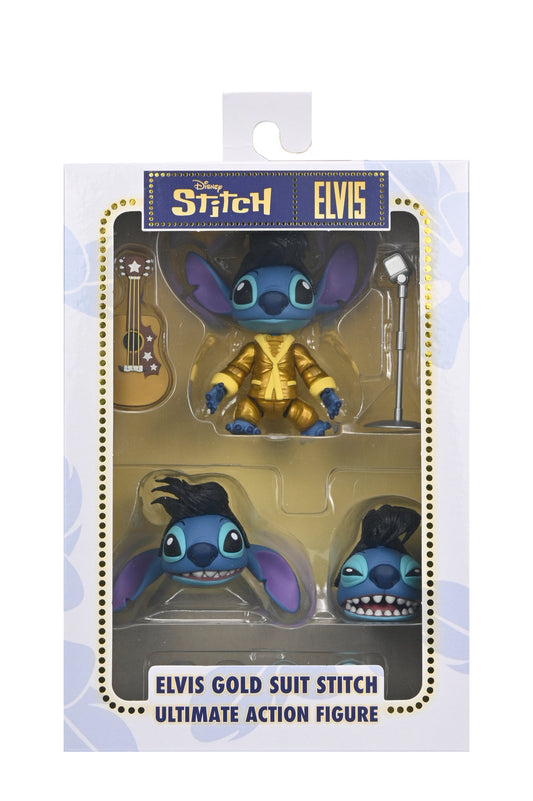 NECA Disney Lilo & Stitch Gold Suit Elvis Stitch