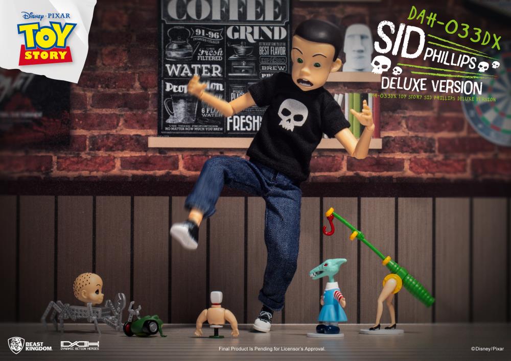 Toy Story Sid Phillips Dynamic 8-Ction Heroes Deluxe Action Figure