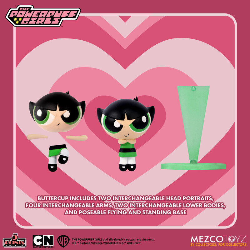 Mezco 5 Points Powepuff Girls Set