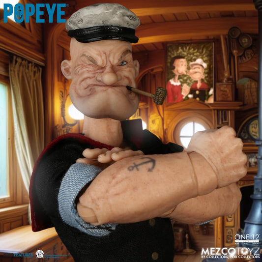 Pre-order December 2024 Mezco Popeye One:12 Collective Action Figure