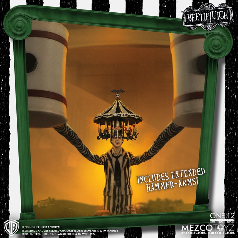 Pre-order August 2025 Beetlejuice Deluxe Edition One:12 Collective Action Figure