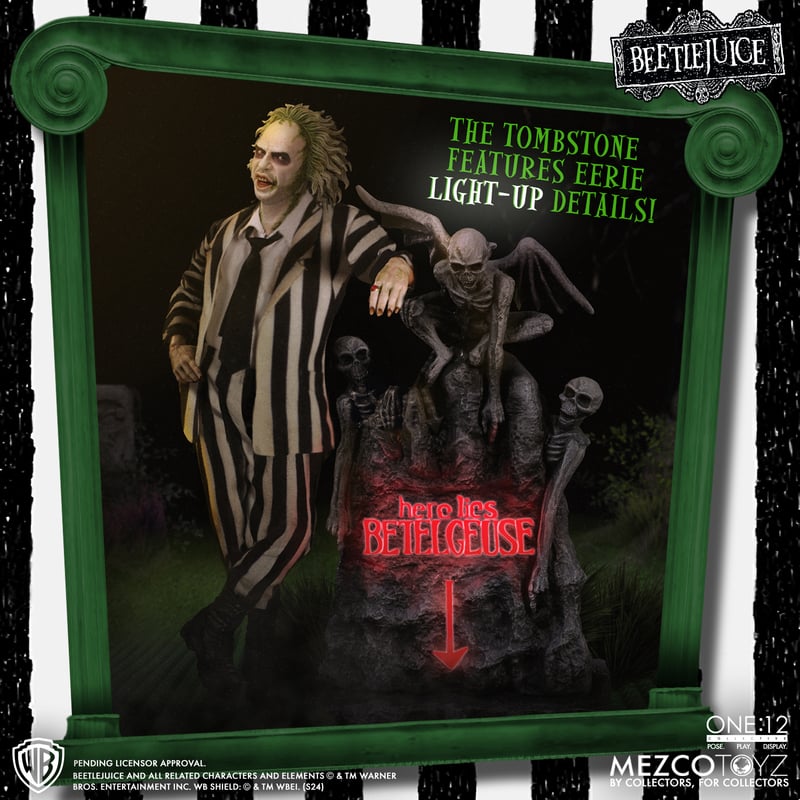 Pre-order August 2025 Beetlejuice Deluxe Edition One:12 Collective Action Figure