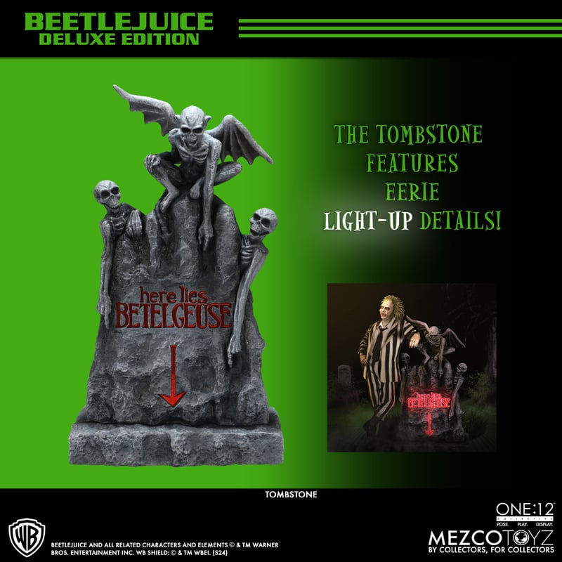 Pre-order August 2025 Beetlejuice Deluxe Edition One:12 Collective Action Figure
