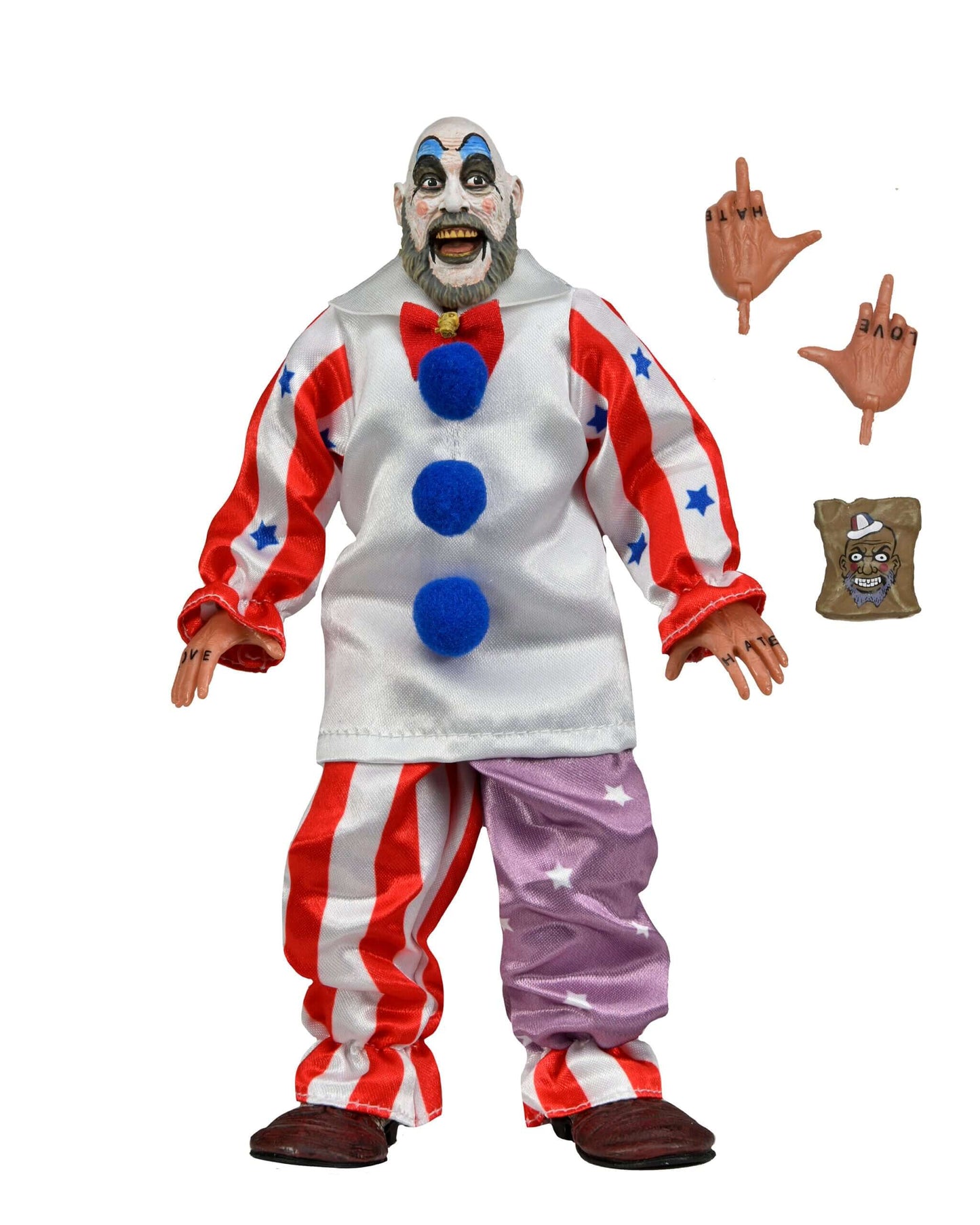 House of 1000 Corpses – 20th Anniversary

8” Clothed Action Figure – Captain Spaulding