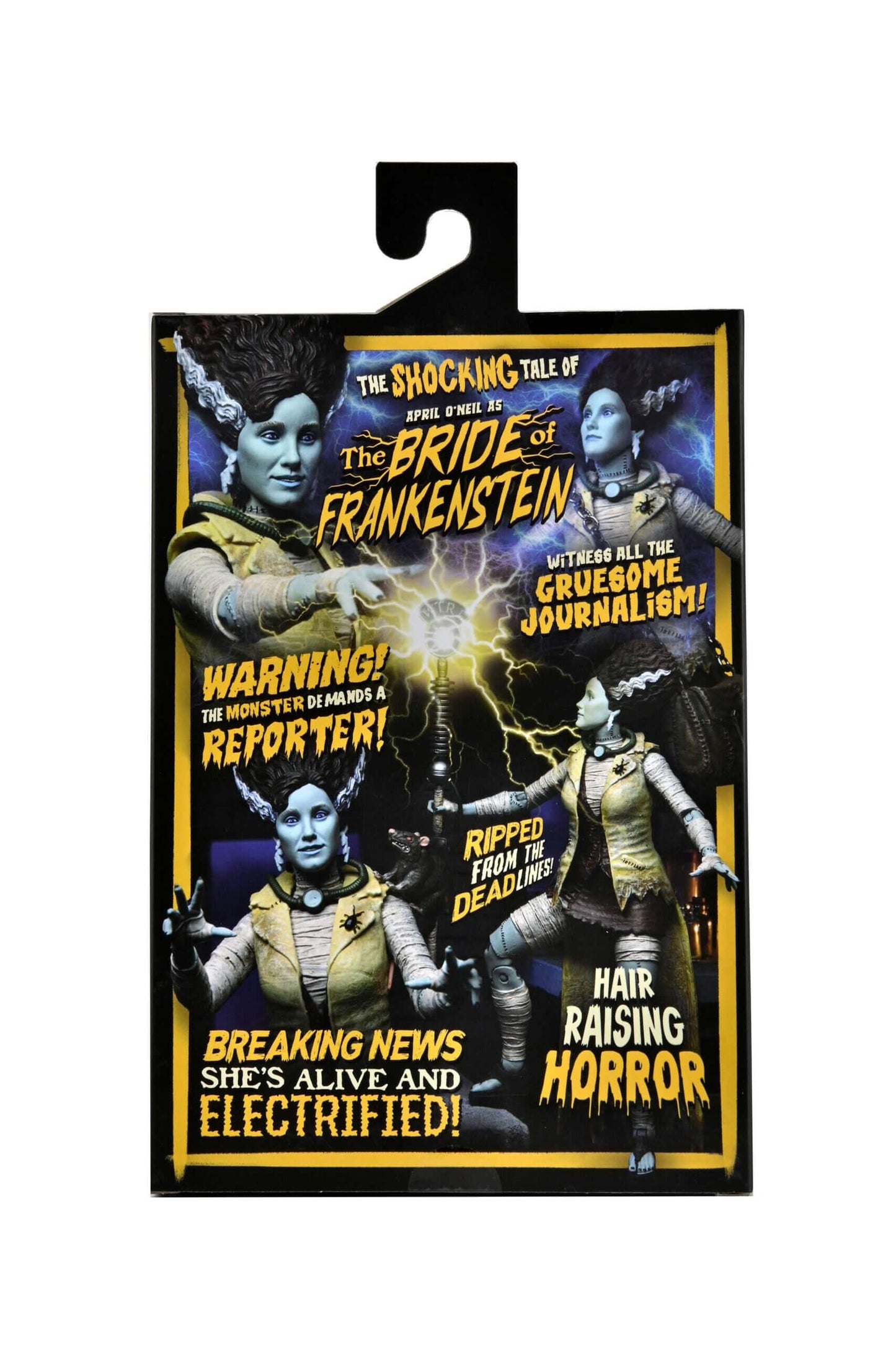 NECA TMNT X Universal Monsters April O’Neil as The Bride of Frankenstein