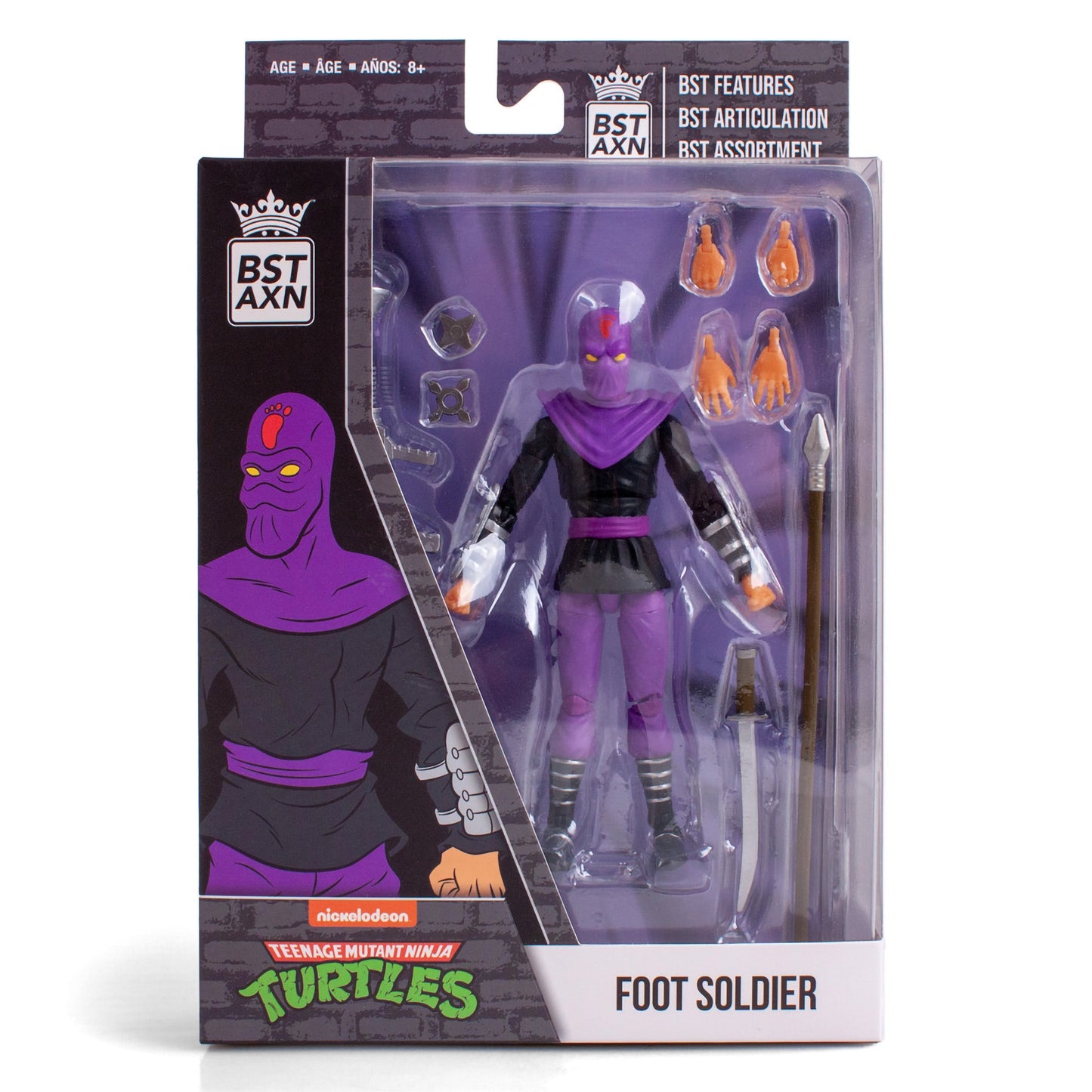Teenage Mutant Ninja Turtles: BST AXN Action Figure: Foot Soldier