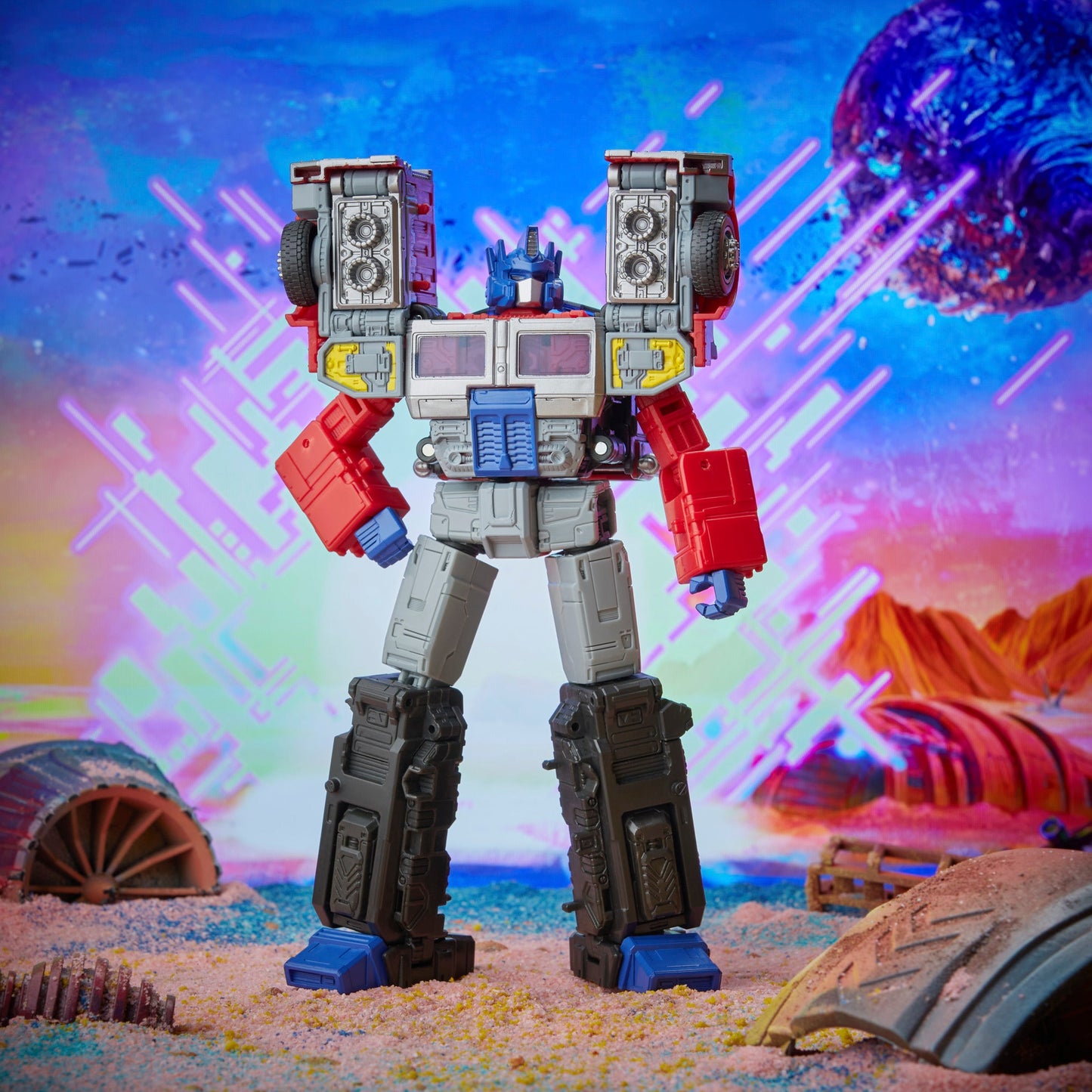 Transformers Generations Legacy Series Leader G2 Universe Laser Optimus Prime