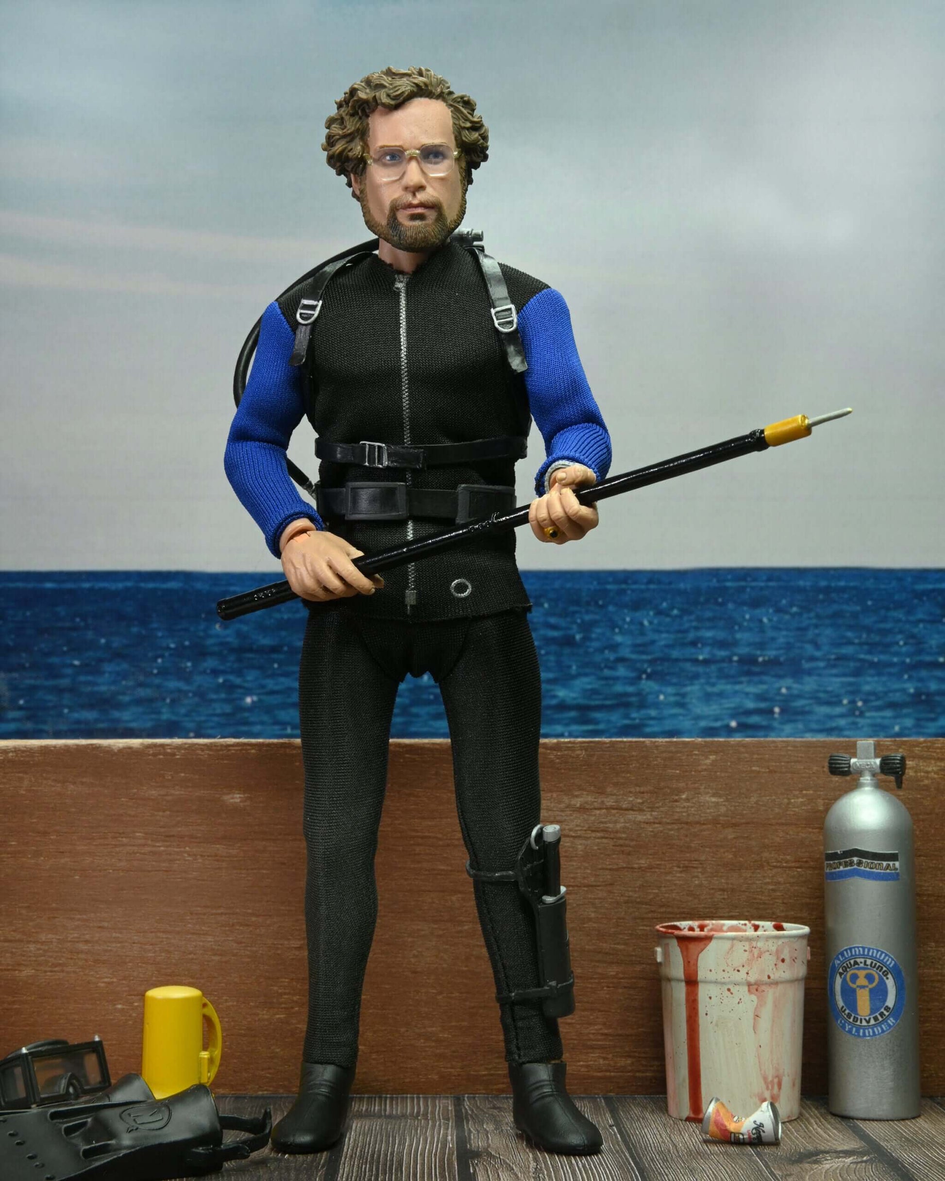 Jaws: Matt Hooper: Neca: 8" Clothed Action Figure (Shark Cage)