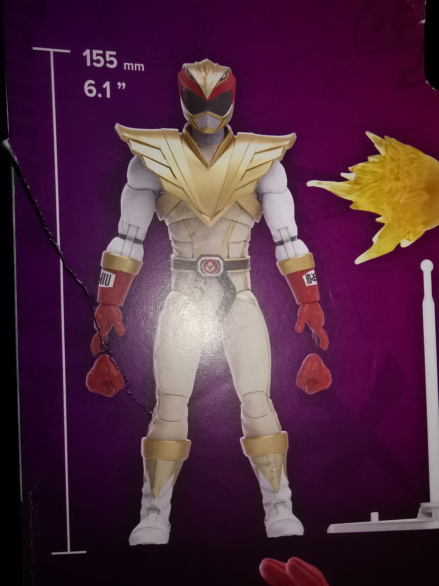 Power Rangers X Street Fighter Lightning Collection Morphed Ryu Crimson Hawk Ranger 6-Inch Action Figure