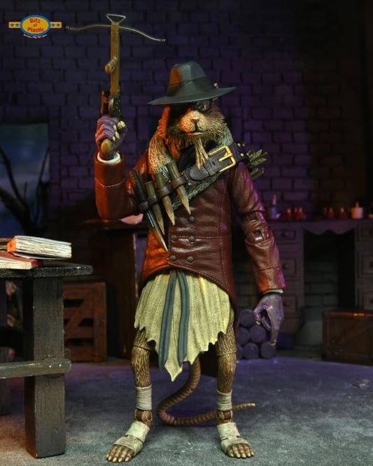 Universal Monsters x Teenage Mutant Ninja Turtles Ultimate Splinter as Van Helsing 7" Action Figure