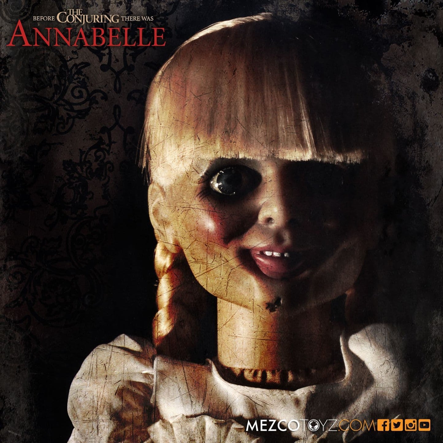 MEZCO 18" The Conjuring Annabelle Doll - UK Exclusive
