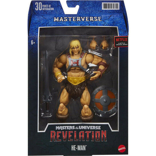 Masters Of The Universe: Revelation: Masterverse Action Figure: He-Man (damaged packaging - see product pictures)