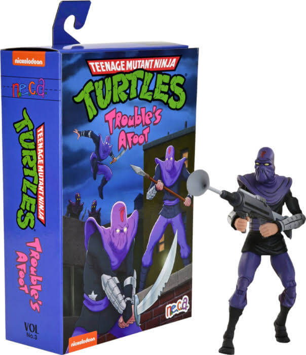 NECA TMNT CARTOON FOOT SOLDIER DELUXE ULTIMATE 7″ FIGURE