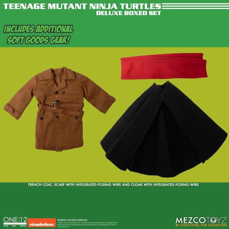 Pre-order Feb 2024 Mezco Teenage Mutant Ninja Turtles Deluxe Boxed Set