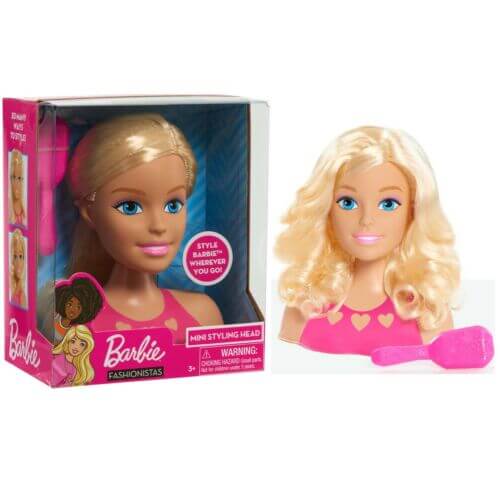 Barbie Mini Blonde Styling Head